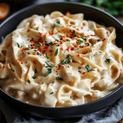 Receta de Fideos con Salsa de Queso