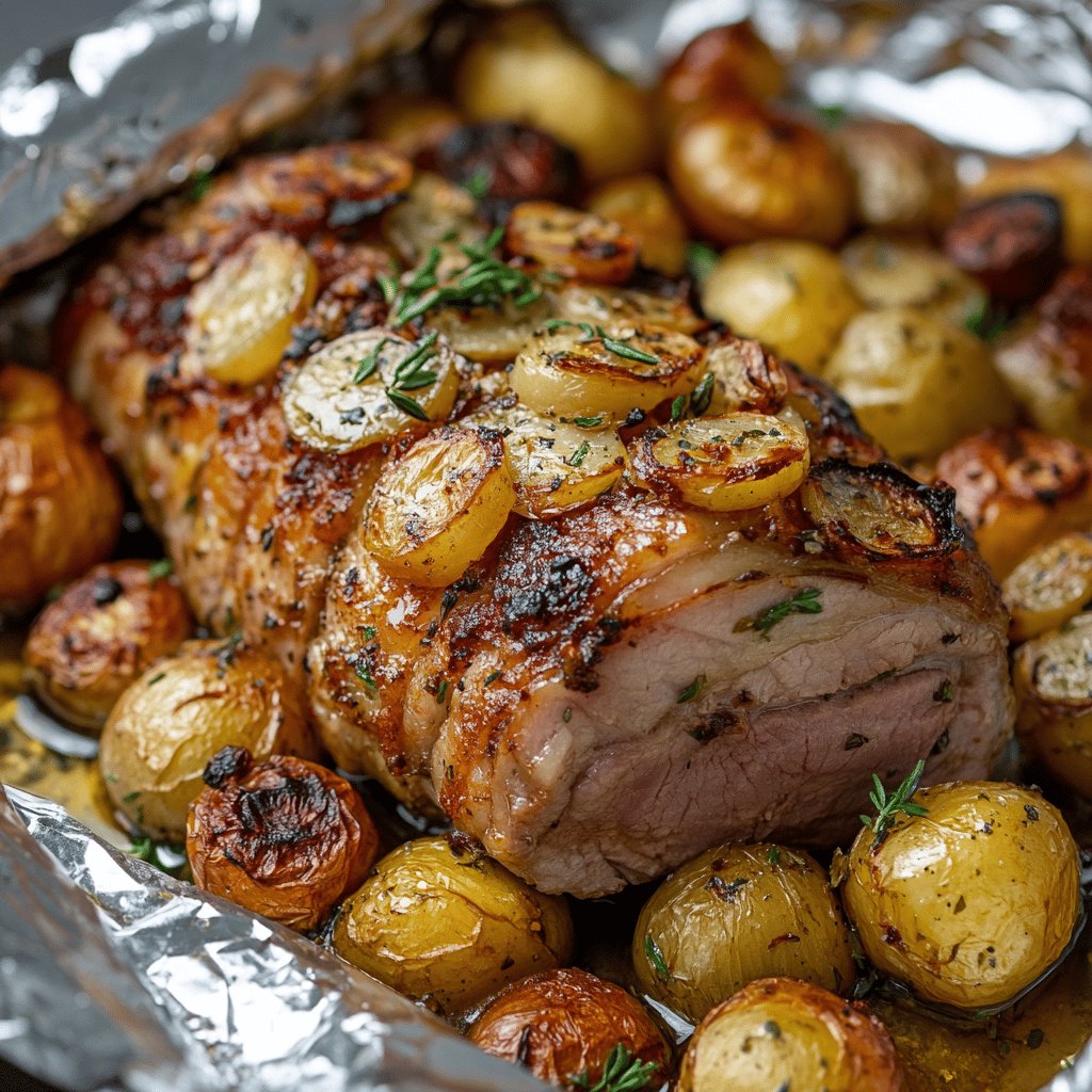 Redondo de cerdo al horno