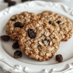 Receta de Galletas de avena y pasas