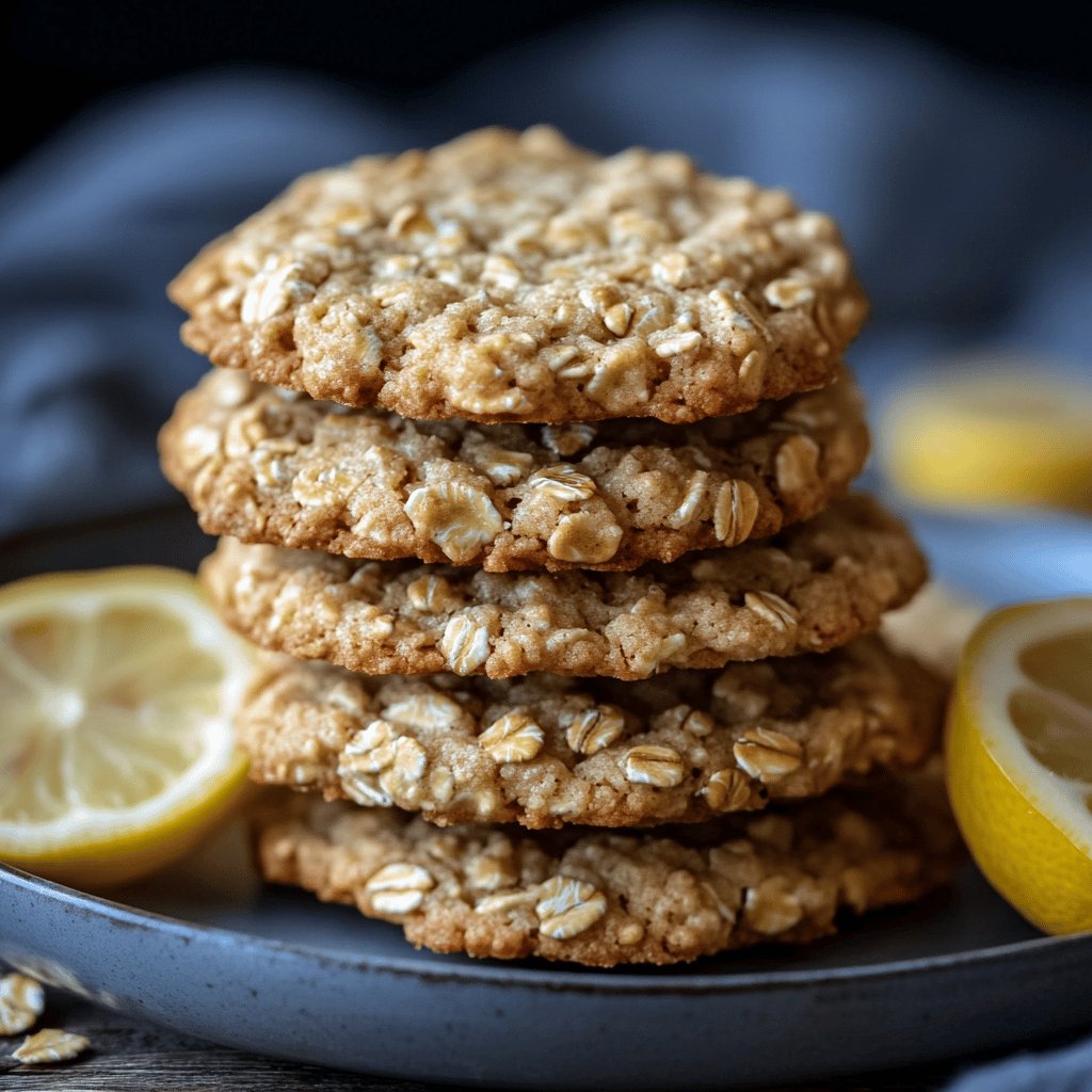 Galletas de avena y limón