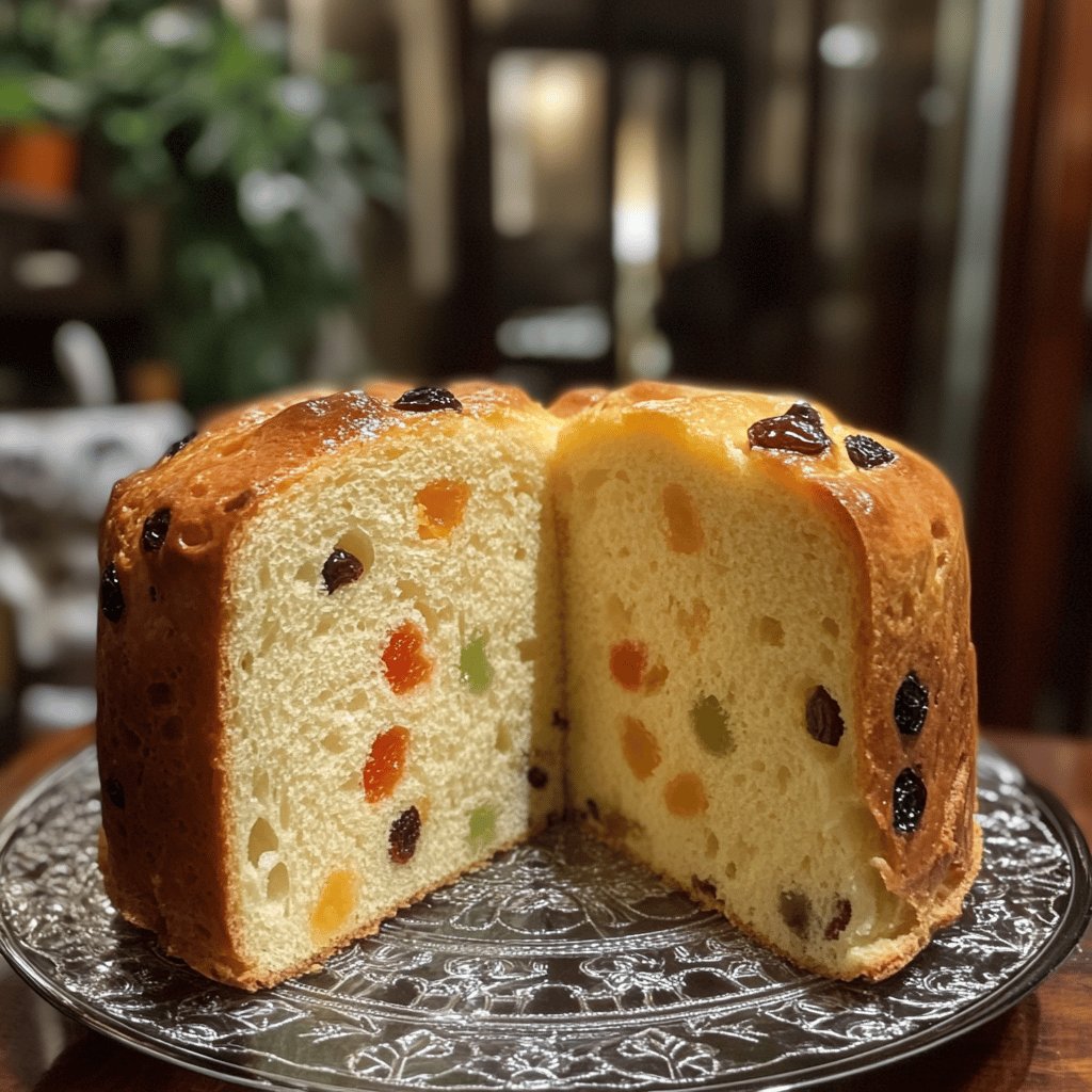 Panetón sin pasas ni frutas