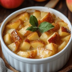 Budín de manzana sin harina