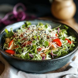 Receta de Ensalada de Germinado de Alfalfa