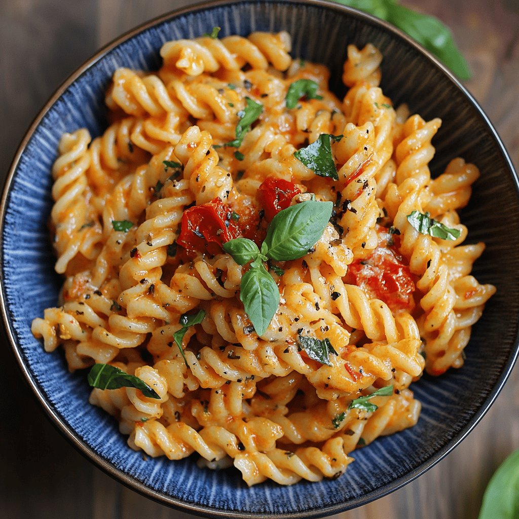 Receta de Fusilli al peperoncino