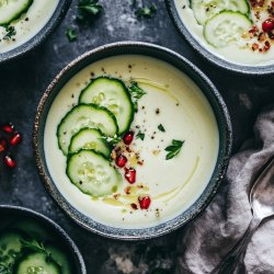 Vichyssoise sin nata VEGANA