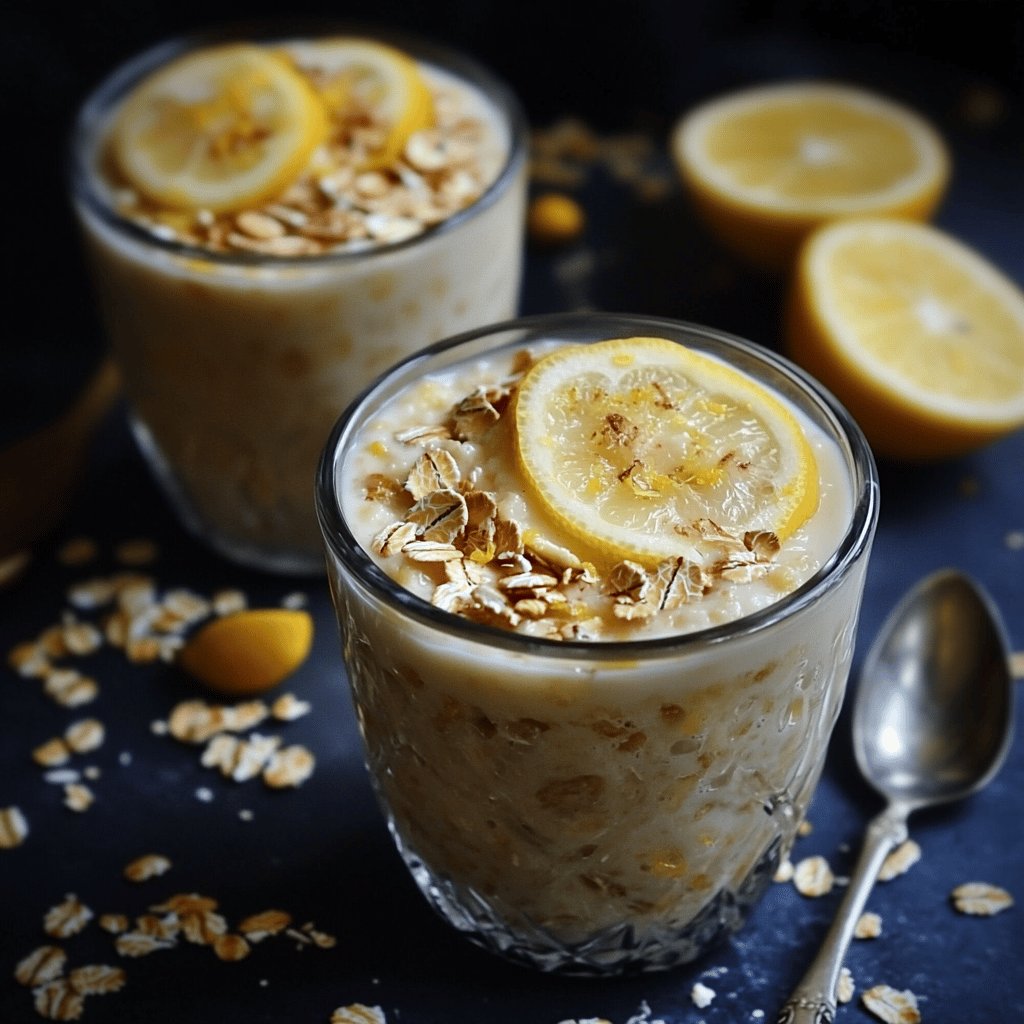 Budín de avena y limón