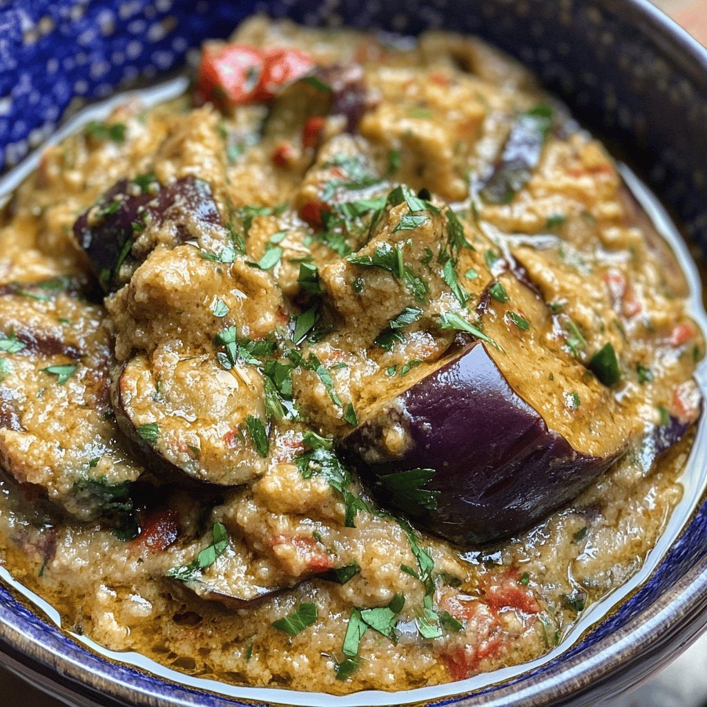 Receta de Baba ganoush de berenjena