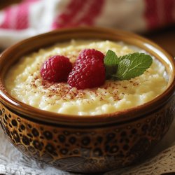 Arroz con leche argentino cremoso