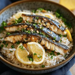 Receta de Arroz con caballa