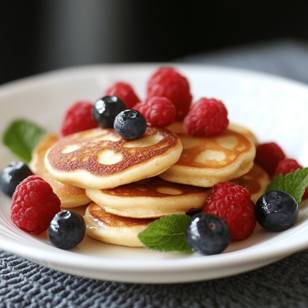 Mini tortitas o pancakes cereal