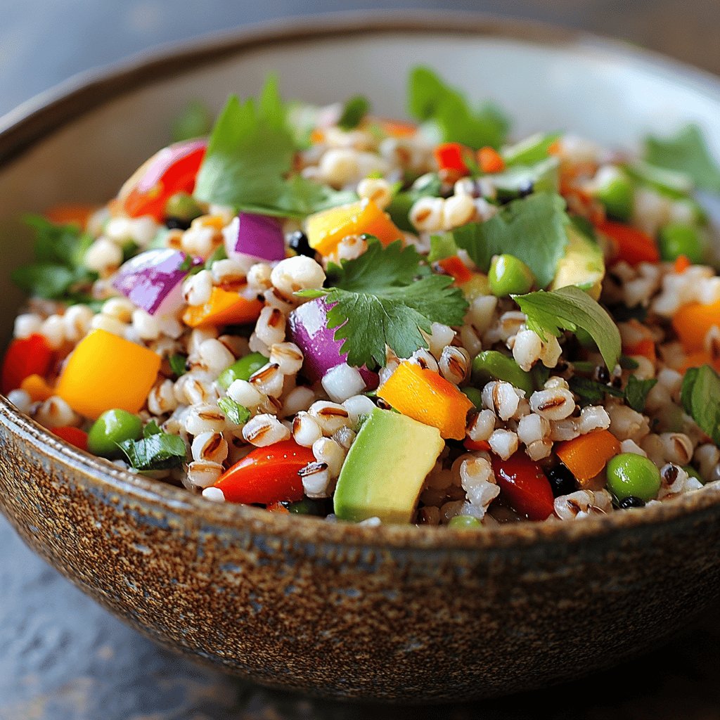 Receta de Ensalada de granos