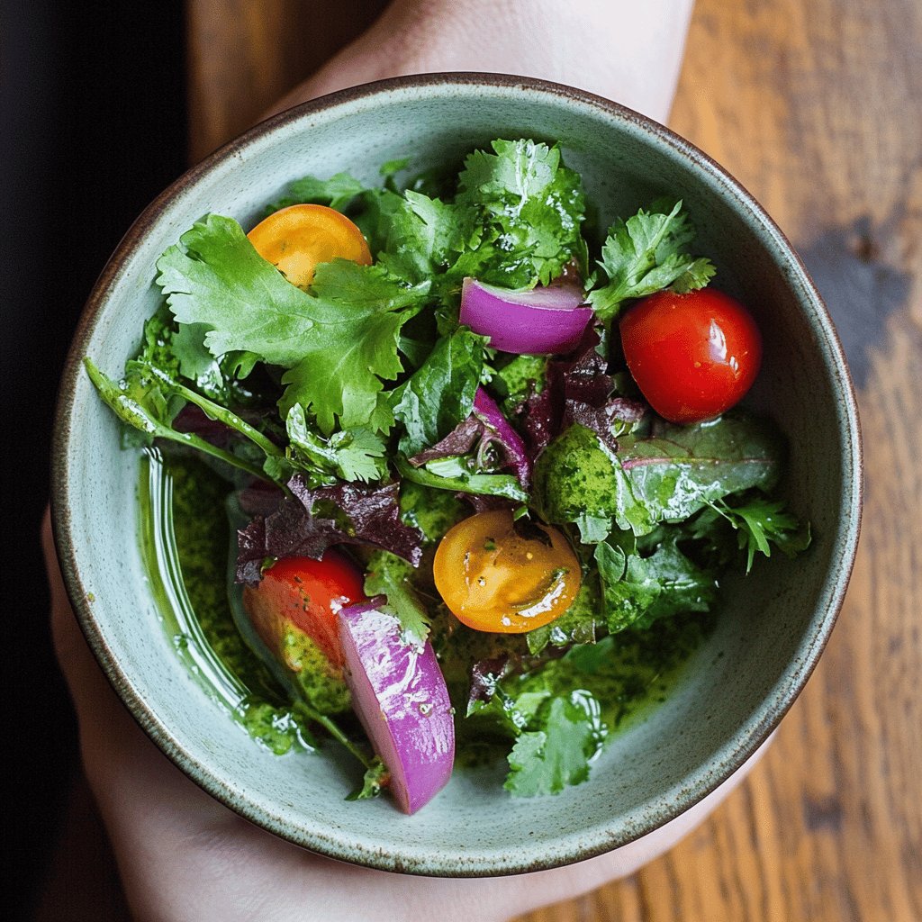 Receta de Vinagreta de Cilantro