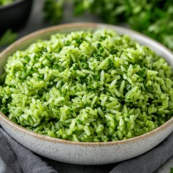 Arroz verde con perejil