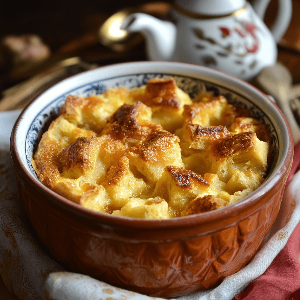 Receta de Budín de pan peruano