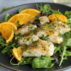 Ensalada de bacalao y naranja