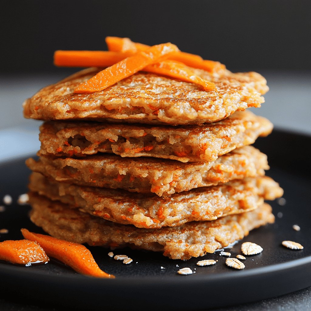 Receta de Hot Cakes de Avena y Zanahoria