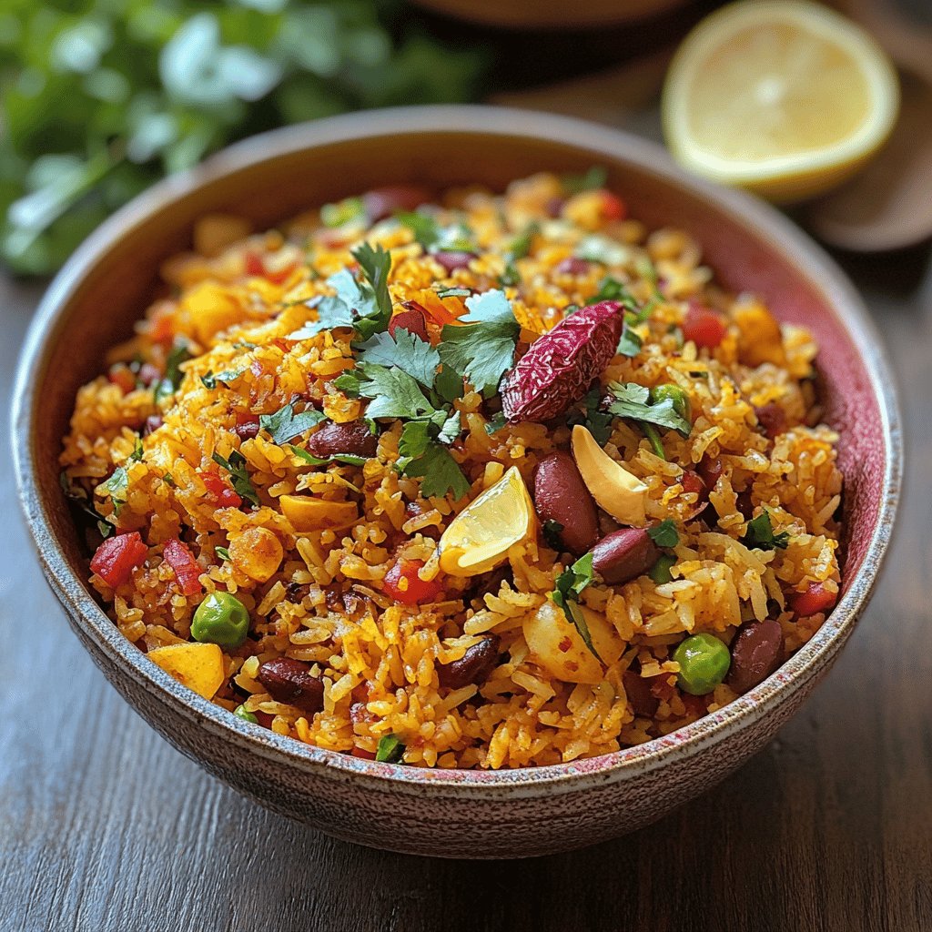 Arroz al estilo marroquí