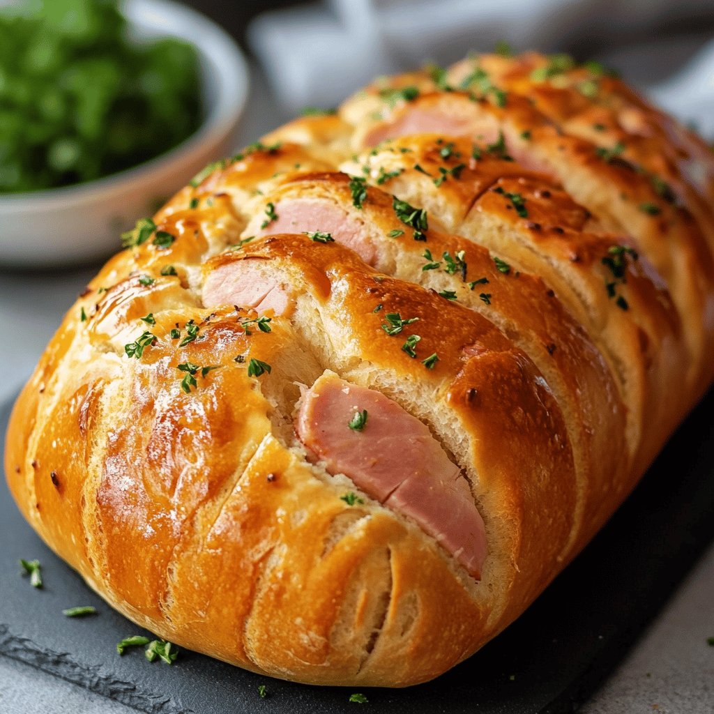 Pan de jamón casero fácil