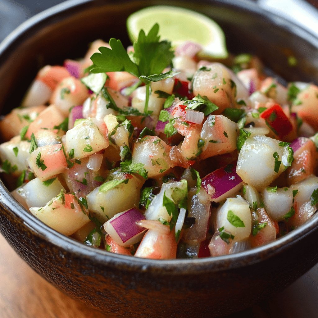 Receta de Ceviche de Caracol