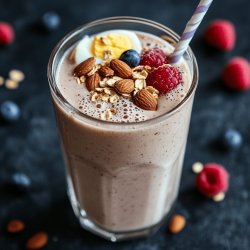 Batido de proteína con huevo