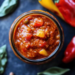 Salsa de pimientos morrones