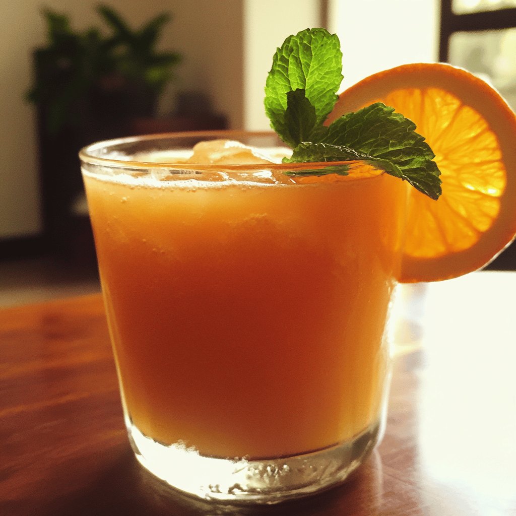 Jugo antioxidante de naranja