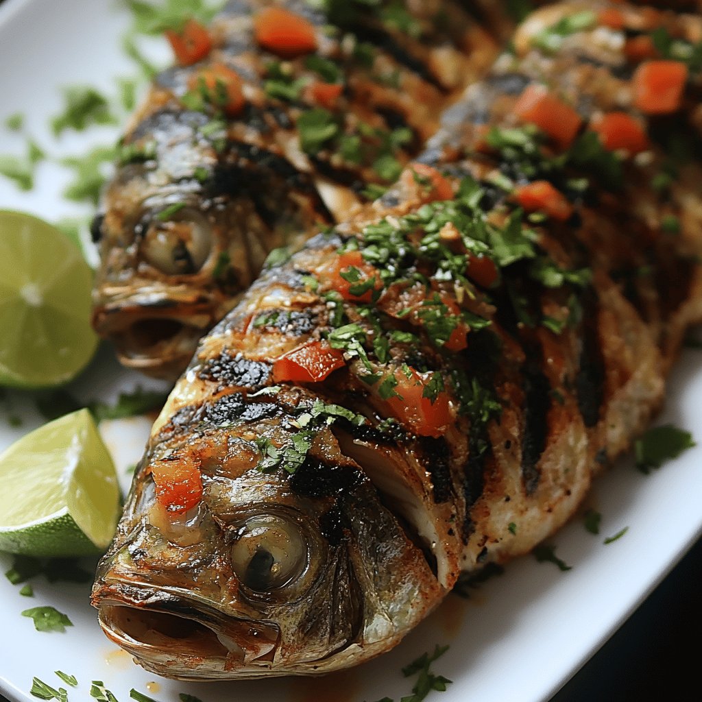 Mojarra a la plancha