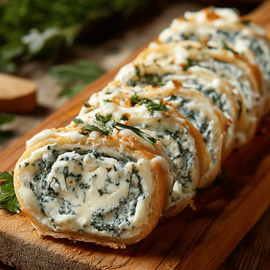 Receta de Arrollado de Roquefort