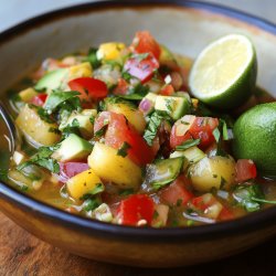 Ceviche vegetariano fácil y saludable