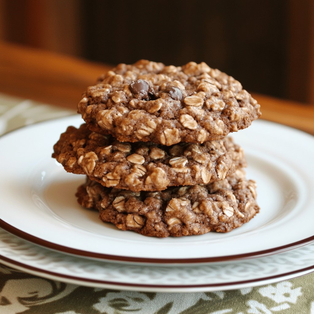 Receta de Galletas de avena y cacao