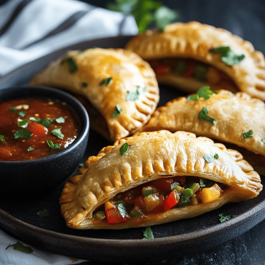 Tapas de empanadas veganas