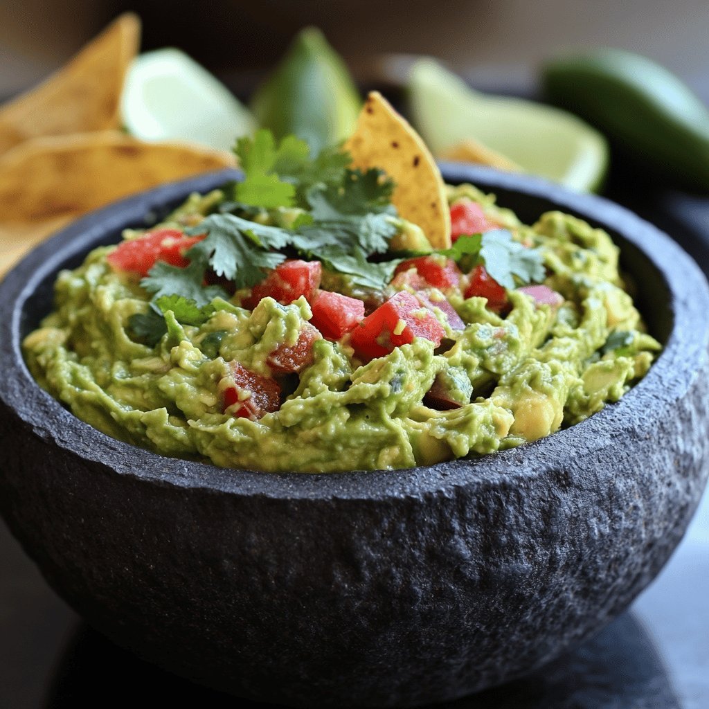 Receta de Guacamole tradicional