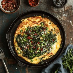 Receta de Tortilla de acelgas con queso