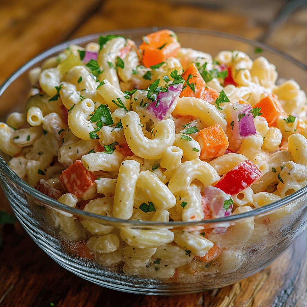 Receta de Ensalada de coditos con verduras