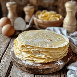 Receta de Tortilla de harina y huevo