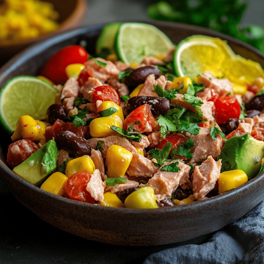 Ensalada de atún a la mexicana