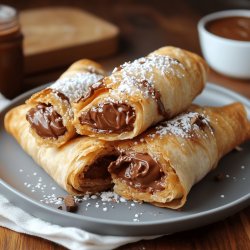 Tequeños de Nutella - Receta FÁCIL y DELICIOSA