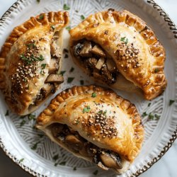 Receta de Empanadas de champiñones