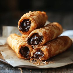 Churros rellenos de chocolate