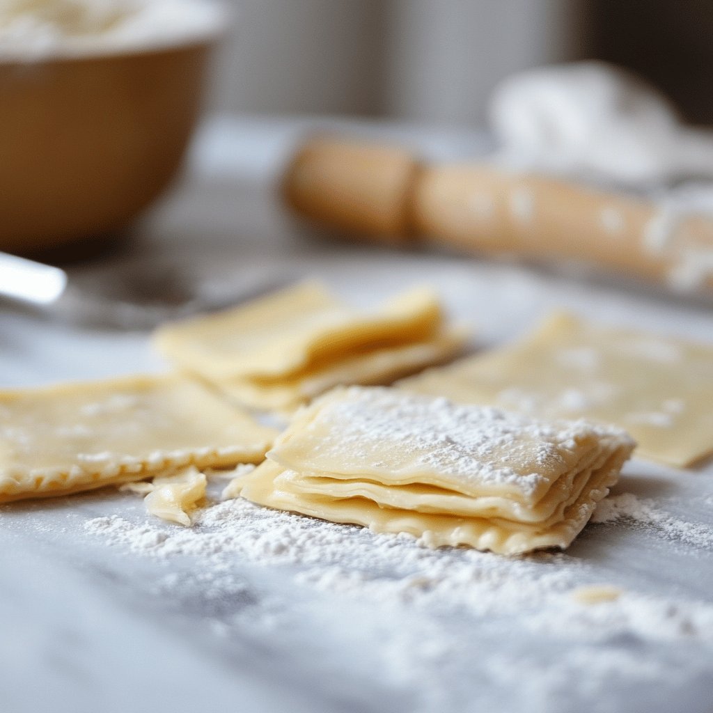 Receta de Raviolis Cuatro Quesos