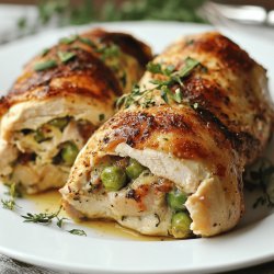 Pechuga de pollo rellena sin horno