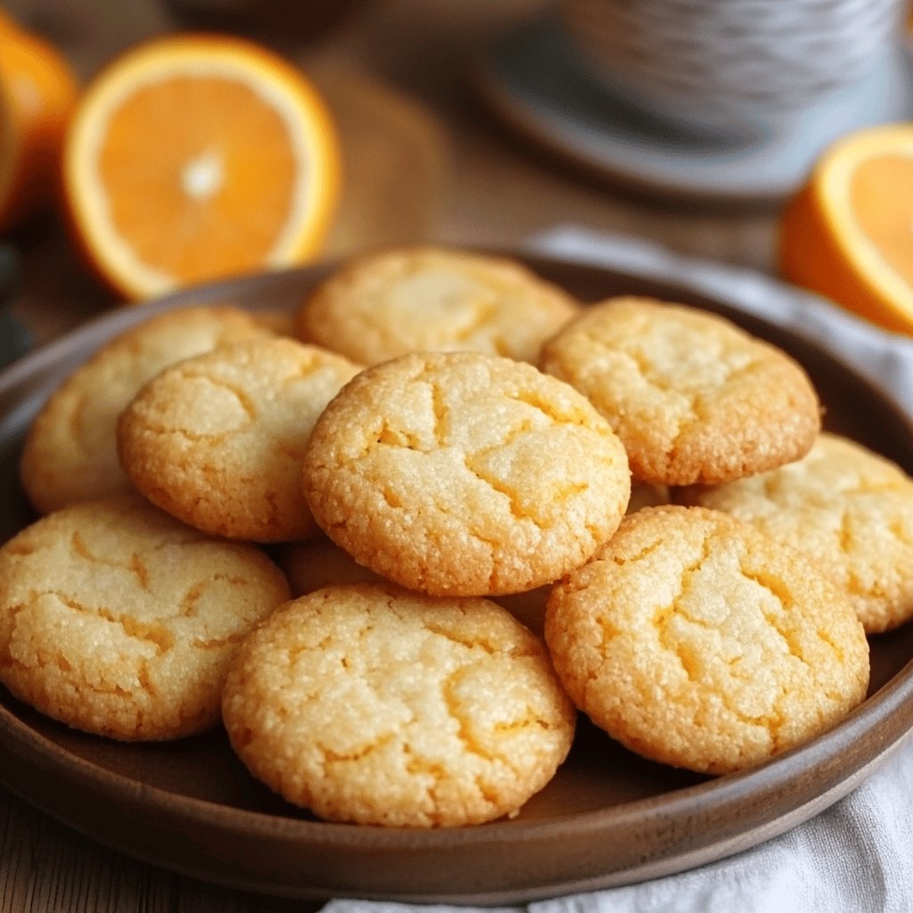 Galletitas rápidas y fáciles de naranja