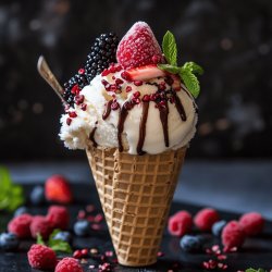 Nieve de vainilla