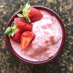 Receta de Yogur de fresa casero