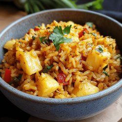 Receta de Arroz con Piña y Curry