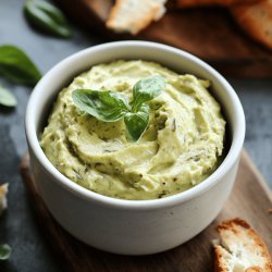 Paté de aguacate y queso