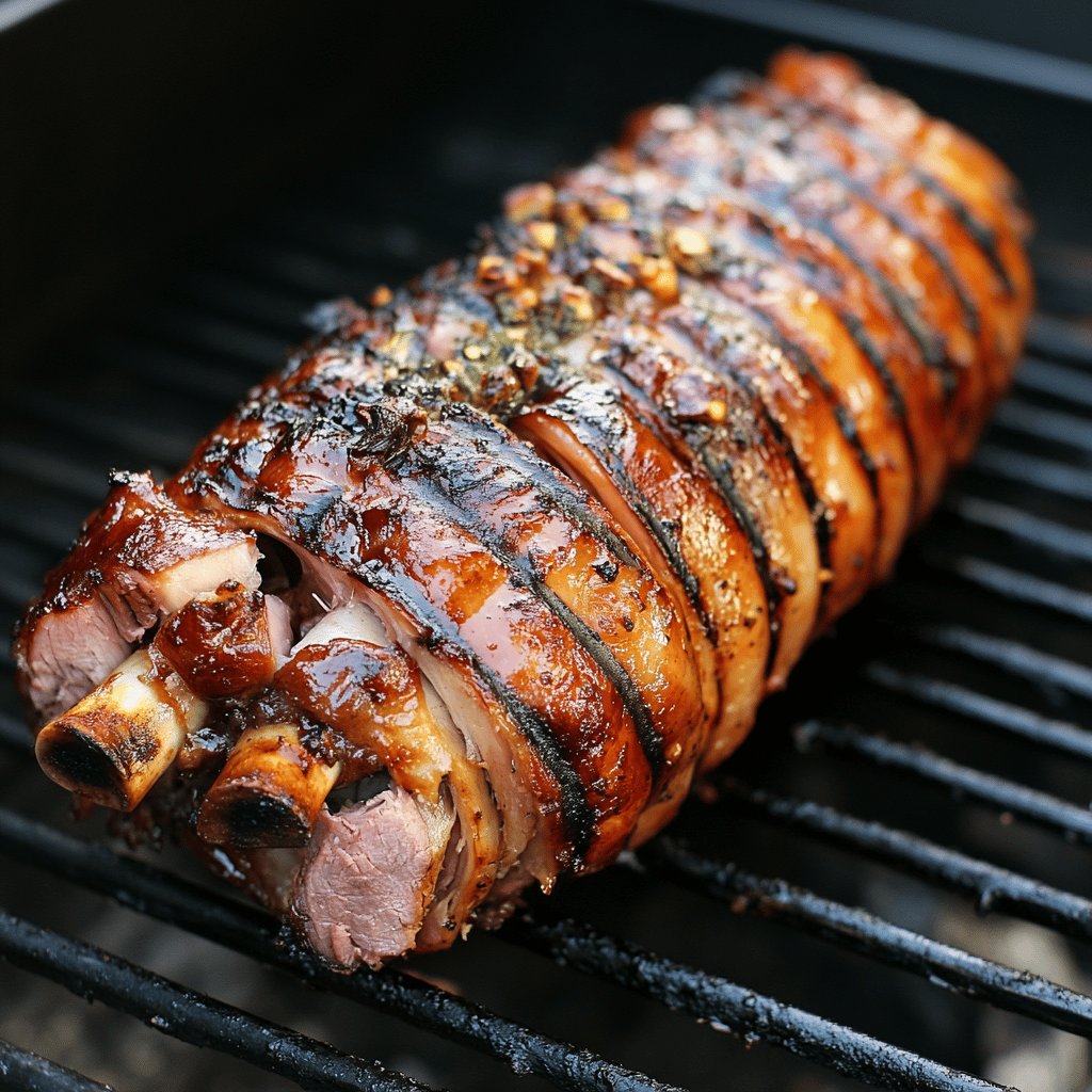 Receta de Cochinillo asado a la parrilla