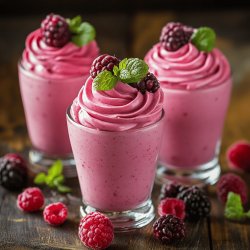 Receta de Mousse de frutos rojos