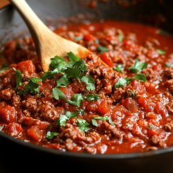 Salsa de carne deliciosa