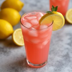 Limonada rosa - Receta FÁCIL